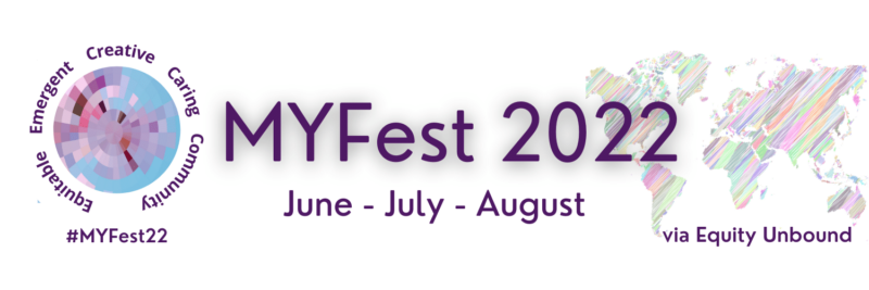 The MYFest22 banner image, which includes a multifaceted purple-and-white logo.